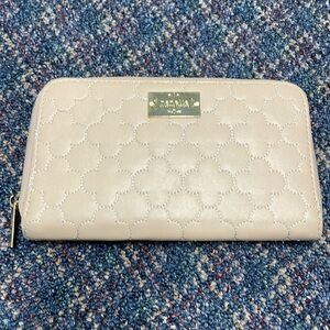 Gently used Nanette Lepore wallet Cream Color